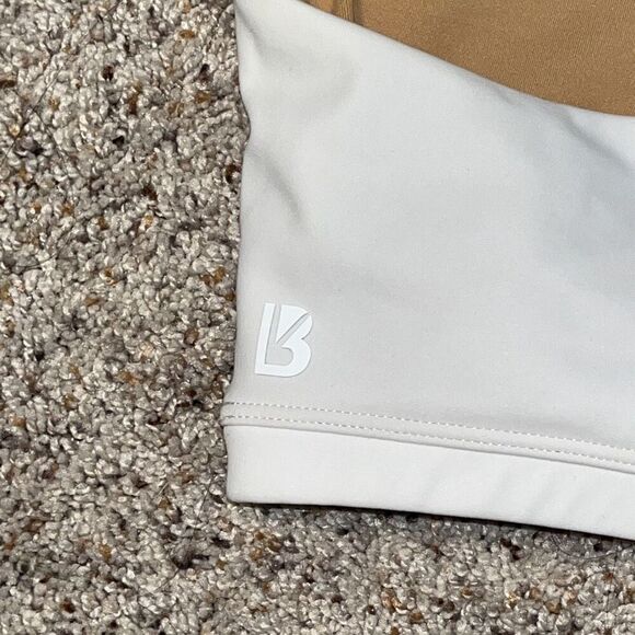 Buffbunny White Airbrush Laser Sports Bra Large - Picture 6 of 7